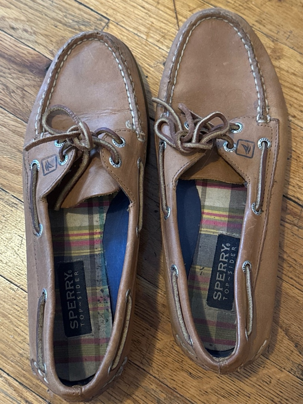 Sperry Top Sider Brown Leather Boat Shoes